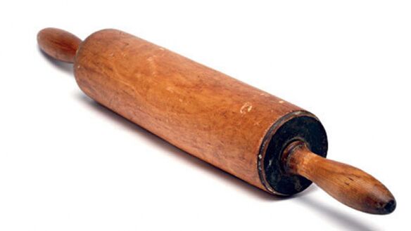 Rolling pin used to treat cervical osteochondrosis