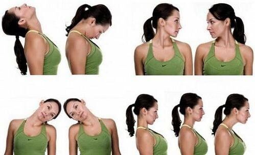 Neck exercises for osteochondrosis